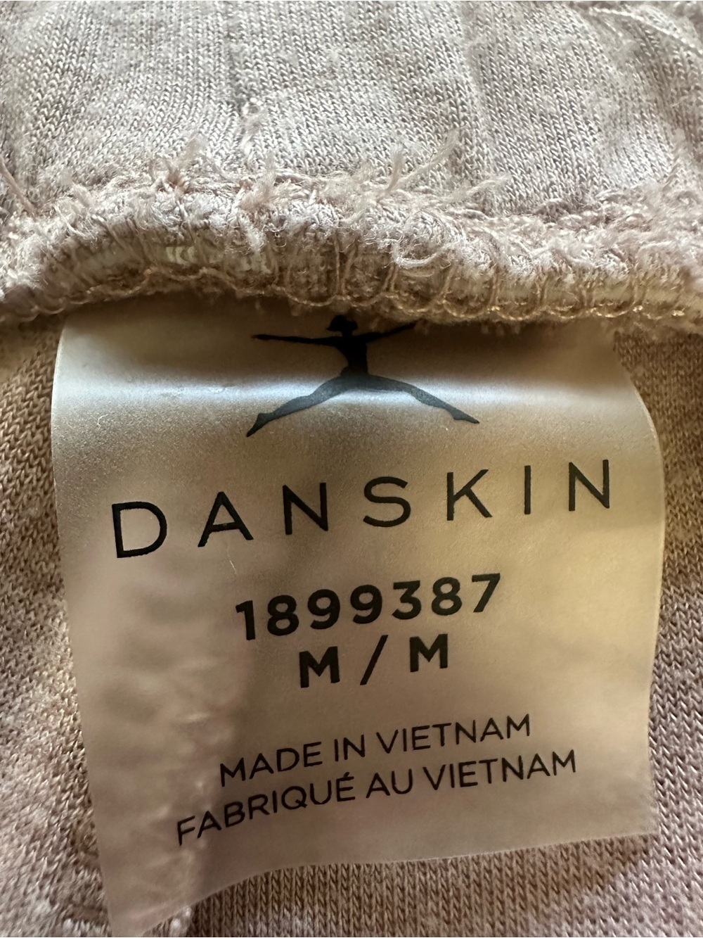 Danskin Tan Matching Top & Pants Lounge Set Size M - Picture 7 of 7